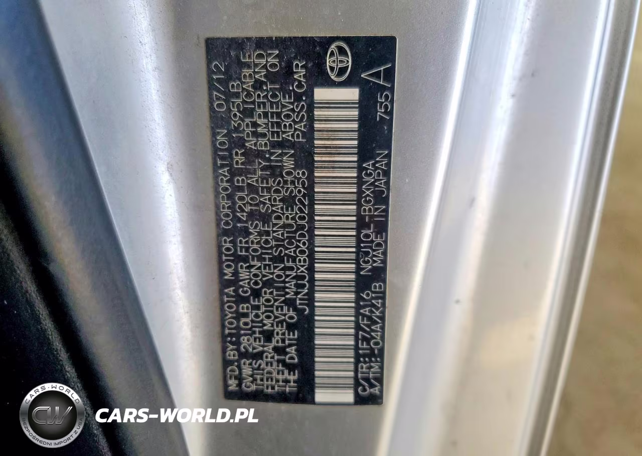 2013 Scion Iq Base VIN:JTNJJXB06DJ022958 - 12