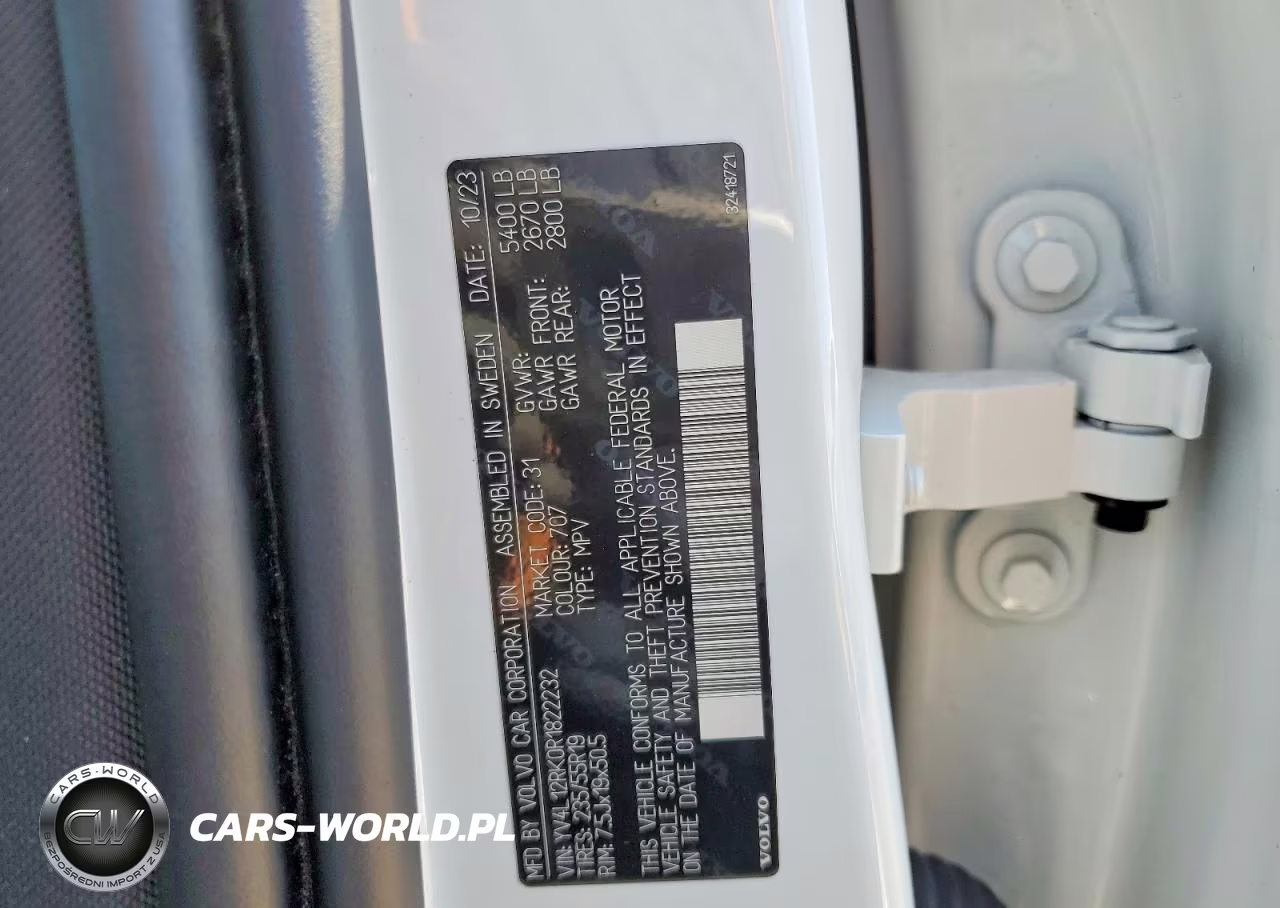 2024 Volvo Xc60 Core VIN:YV4L12RK0R1822232 - 12