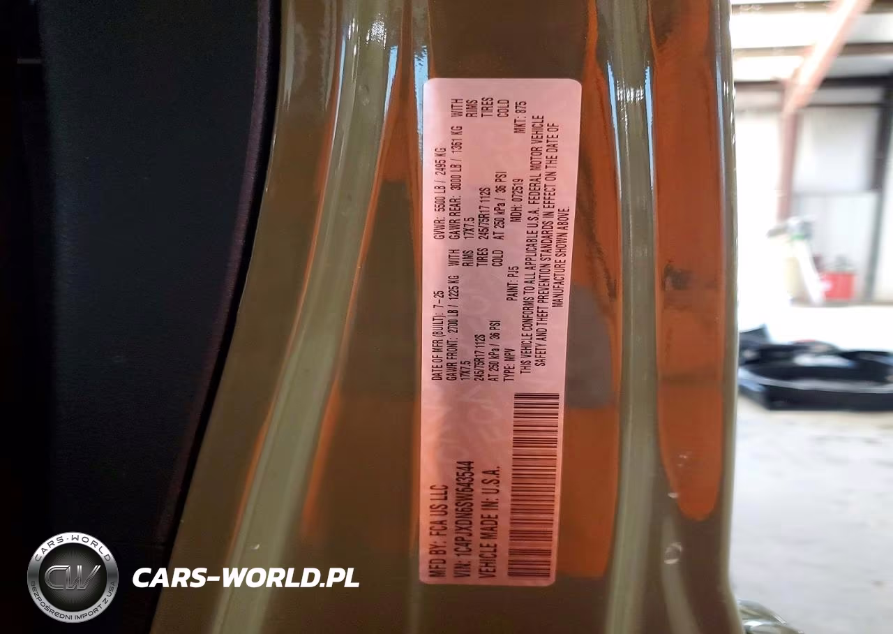 2025 Jeep Wrangler Sport VIN:1C4PJXDN6SW643544 - 13