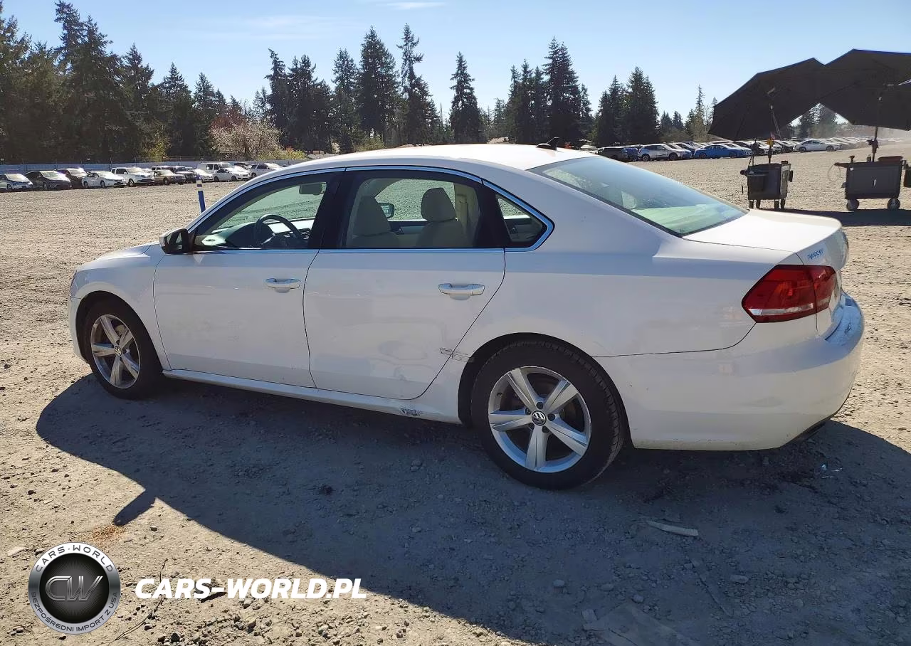 2013 Volkswagen Passat Se VIN:1VWBH7A36DC088489 - 2