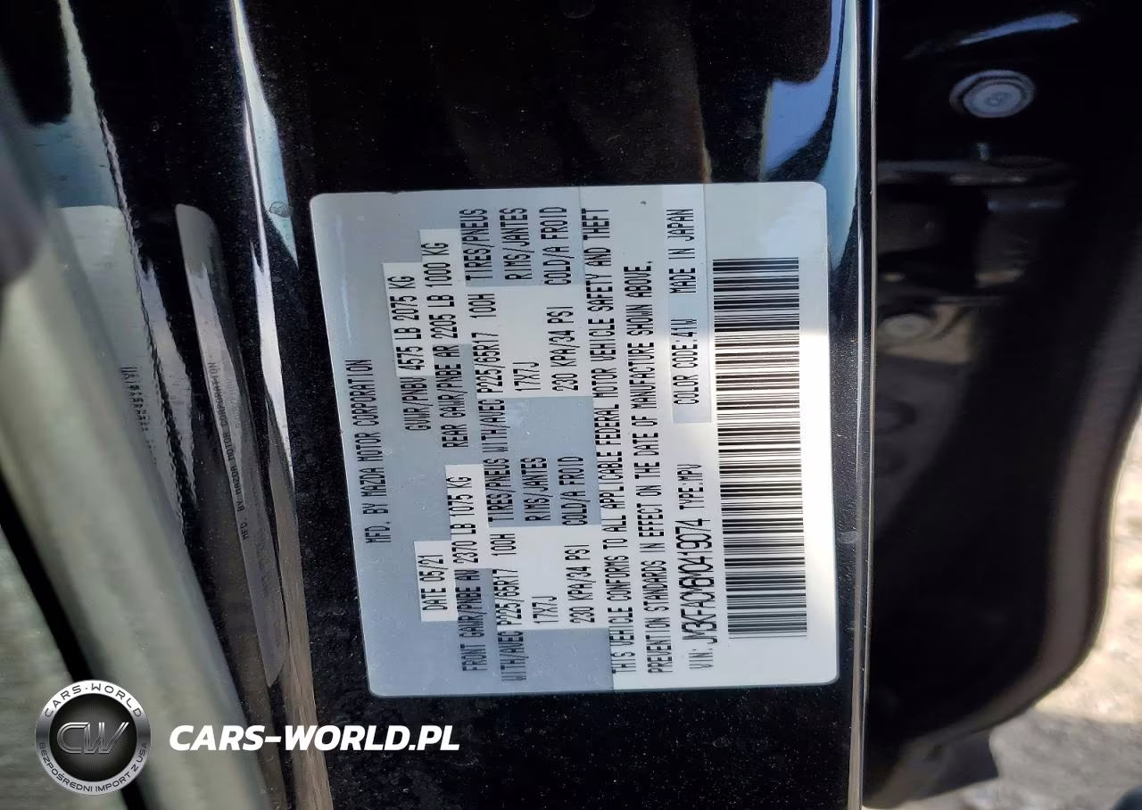 2021 Mazda Cx-5 Touring VIN:JM3KFACM6M0419074 - 13