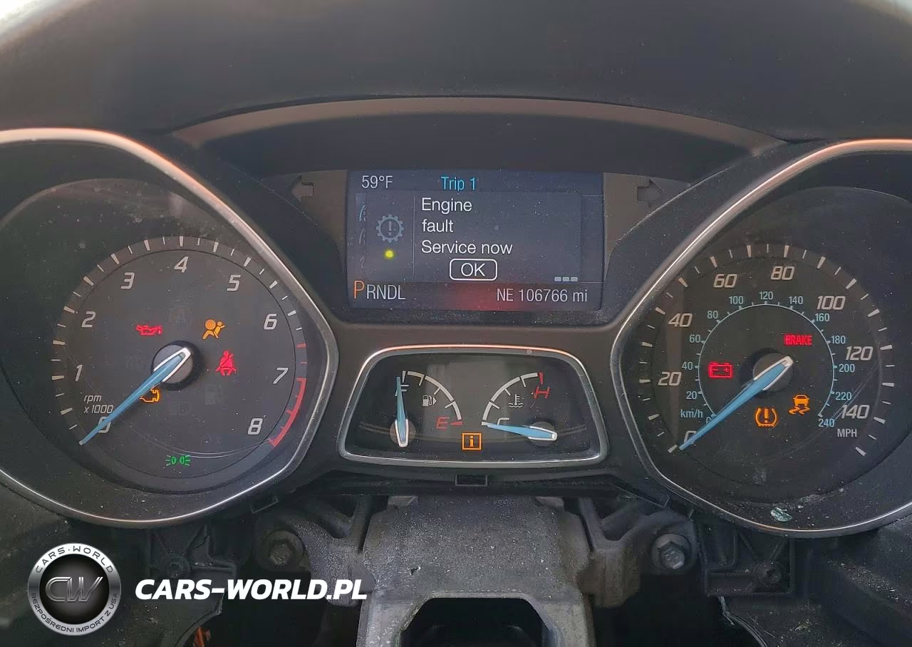 2014 Ford Focus Se VIN:1FADP3F21EL376449 - 9