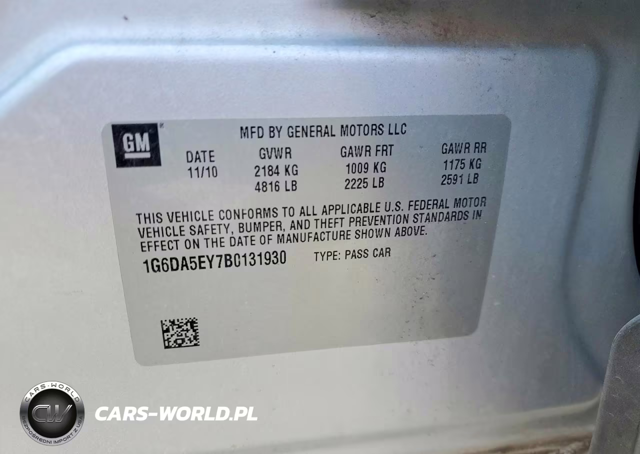 2011 Cadillac Cts VIN:1G6DA5EY7B0131930 - 12