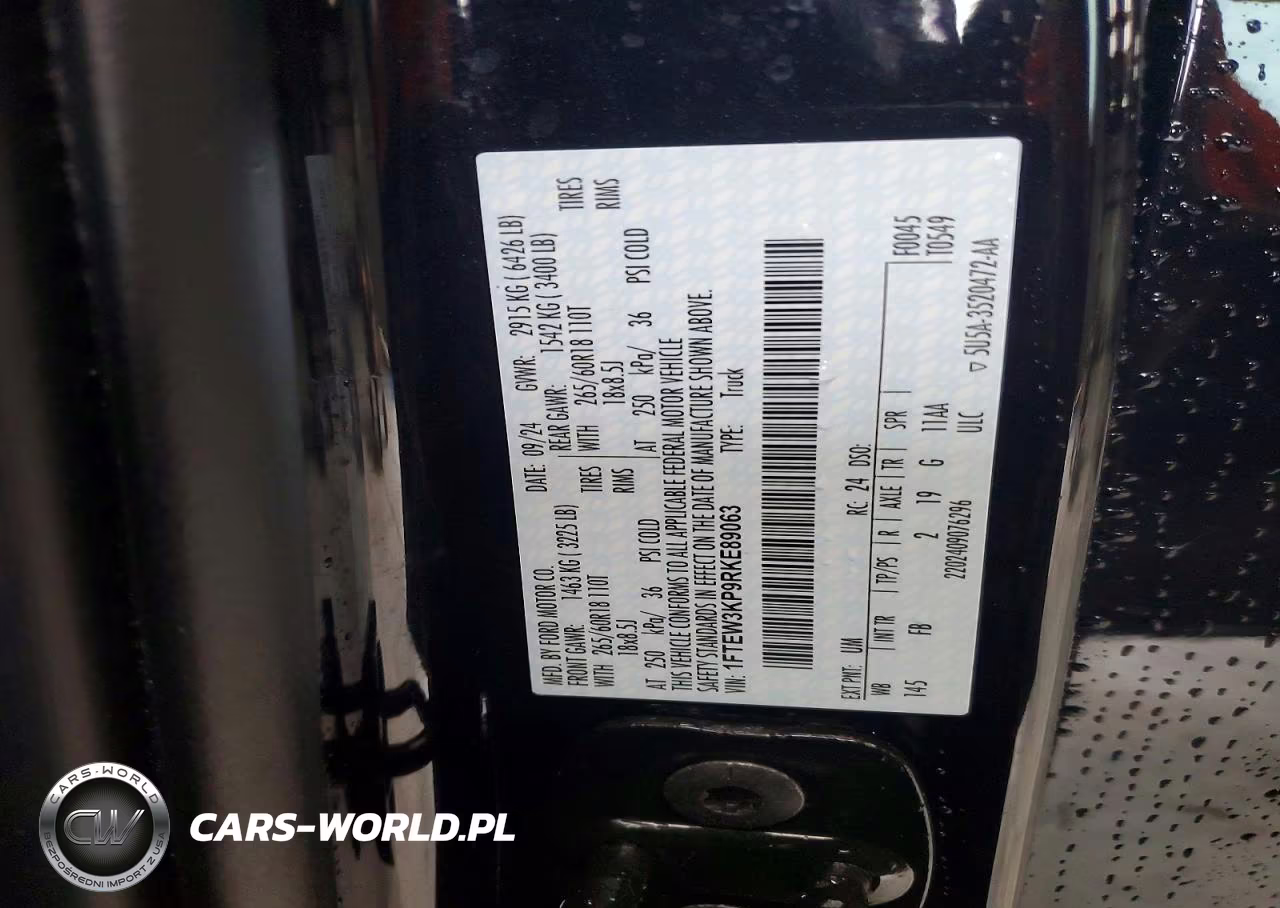 2024 Ford F150 Xlt VIN:1FTEW3KP9RKE89063 - 12