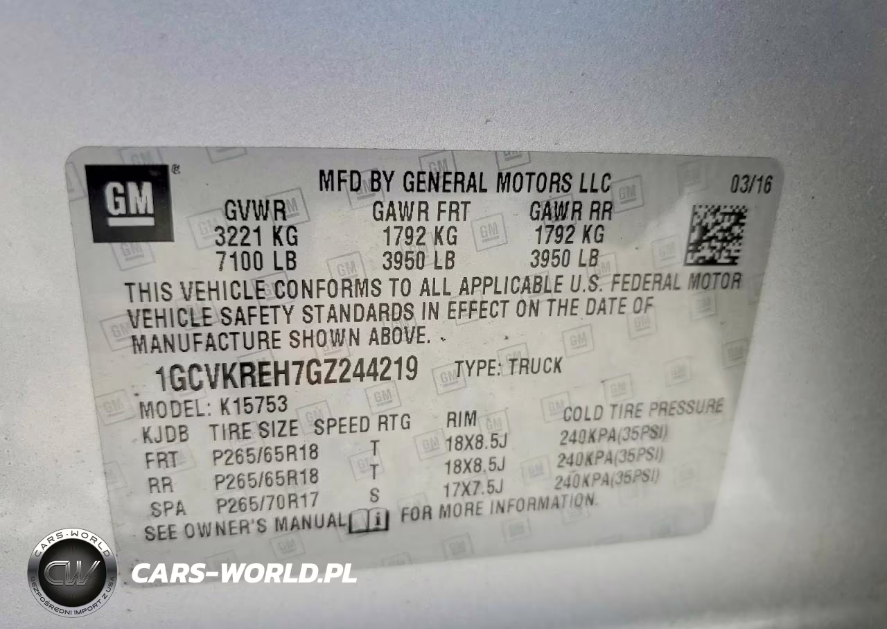 2016 Chevrolet Silverado K1500 Lt VIN:1GCVKREH7GZ244219 - 12