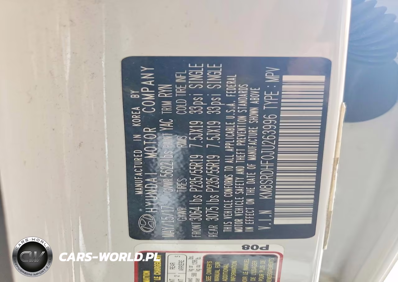 2018 Hyundai Santa Fe Se Ultimate VIN:KM8SRDHF0JU263996 - 13