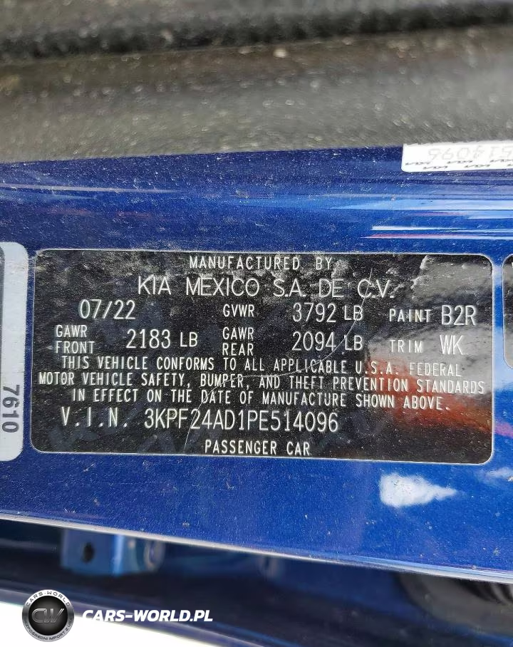2023 Kia Forte Lxs VIN:3KPF24AD1PE514096 - 12
