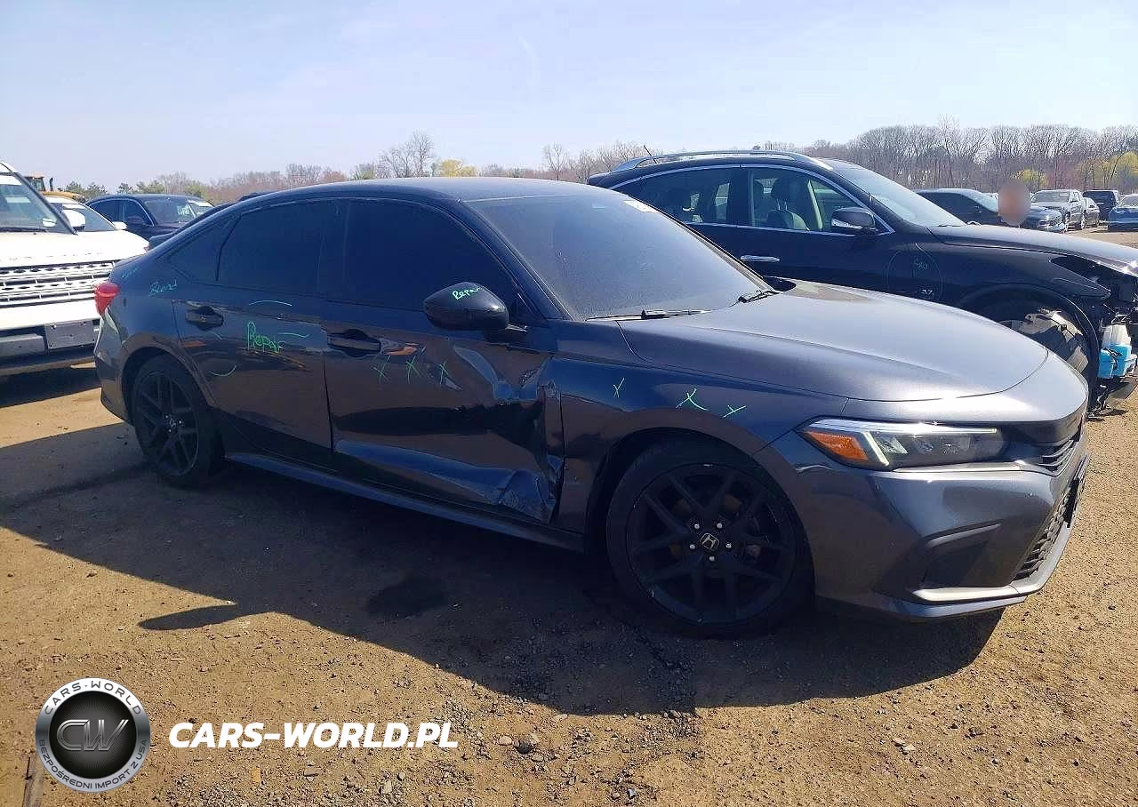 2022 Honda Civic Sport VIN:2HGFE2F54NH578441 - 4