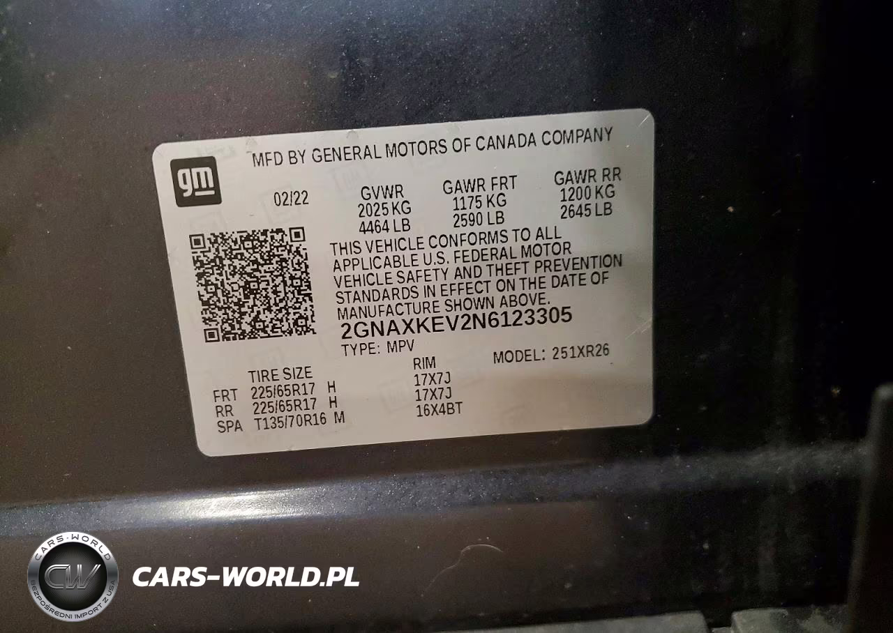 2022 Chevrolet Equinox Lt VIN:2GNAXKEV2N6123305 - 13