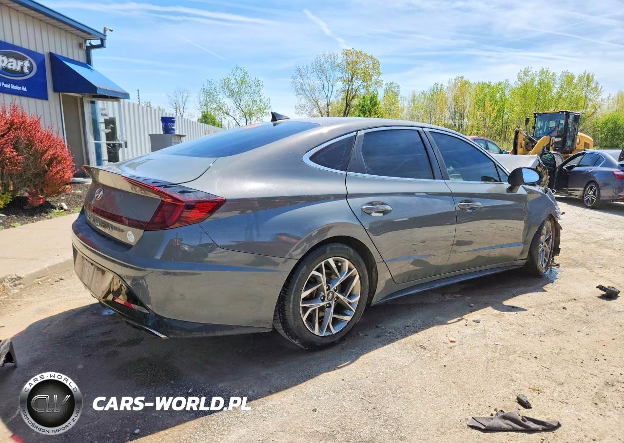 2021 Hyundai Sonata Sel VIN:KMHL64JA9MA158620 - 3