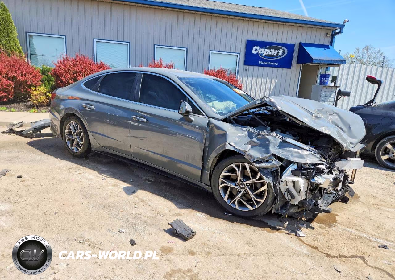 2021 Hyundai Sonata Sel VIN:KMHL64JA9MA158620 - 4