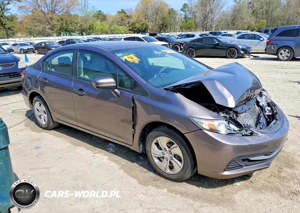 2015 Honda Civic Lx VIN:19XFB2F58FE287123 - 4