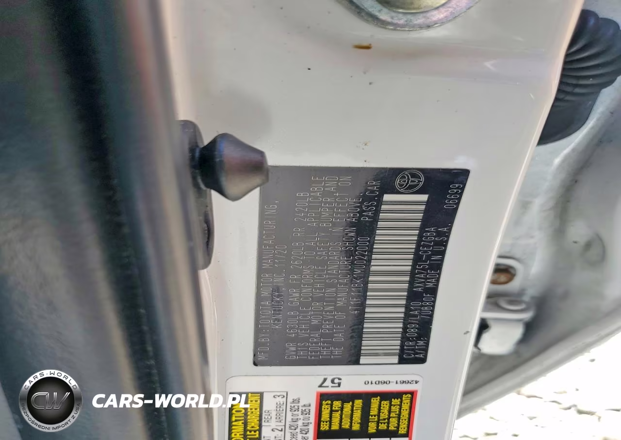 2021 Toyota Camry Xle VIN:4T1F11BK1MU022000 - 13