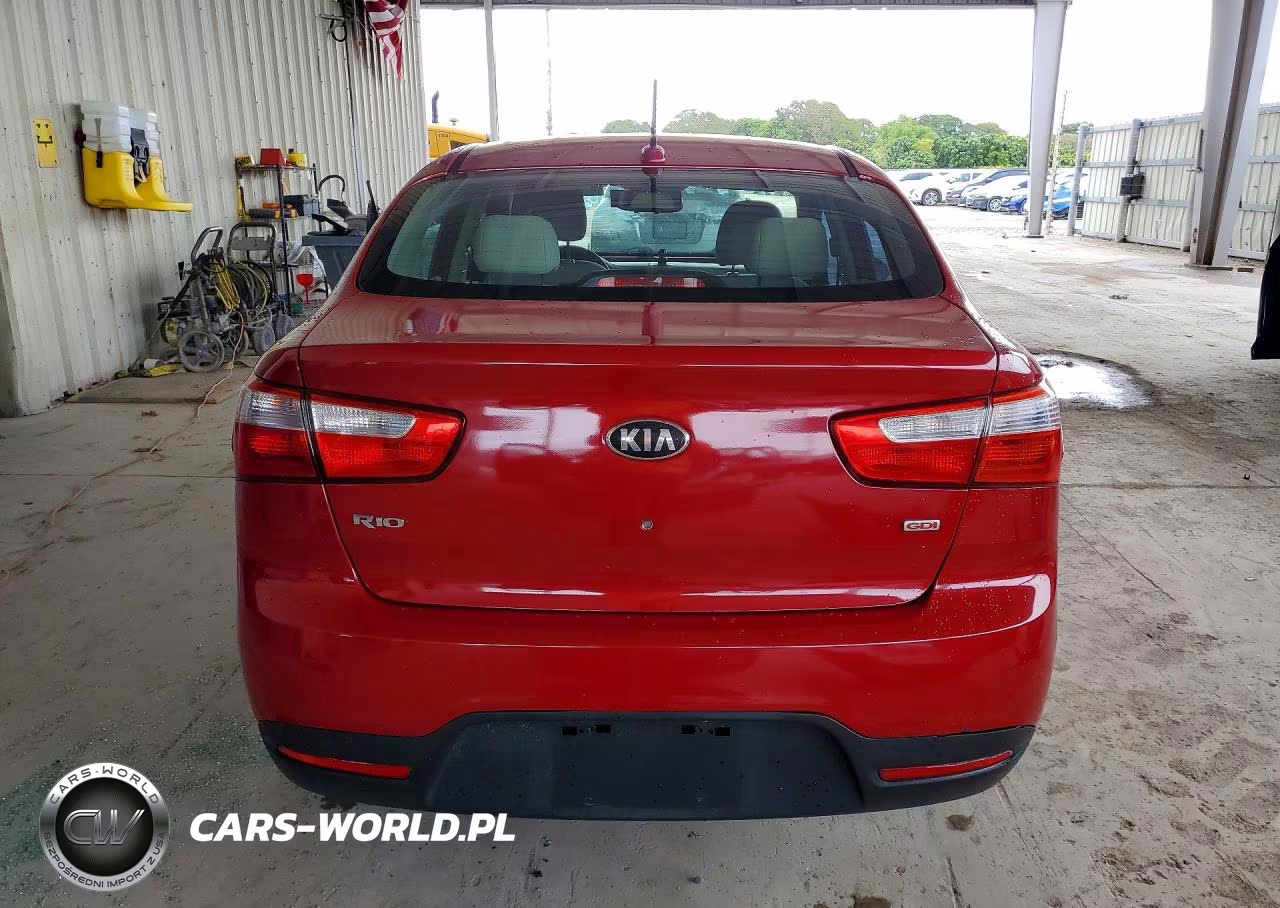 2013 Kia Rio Lx VIN:KNADM4A38D6312444 - 6