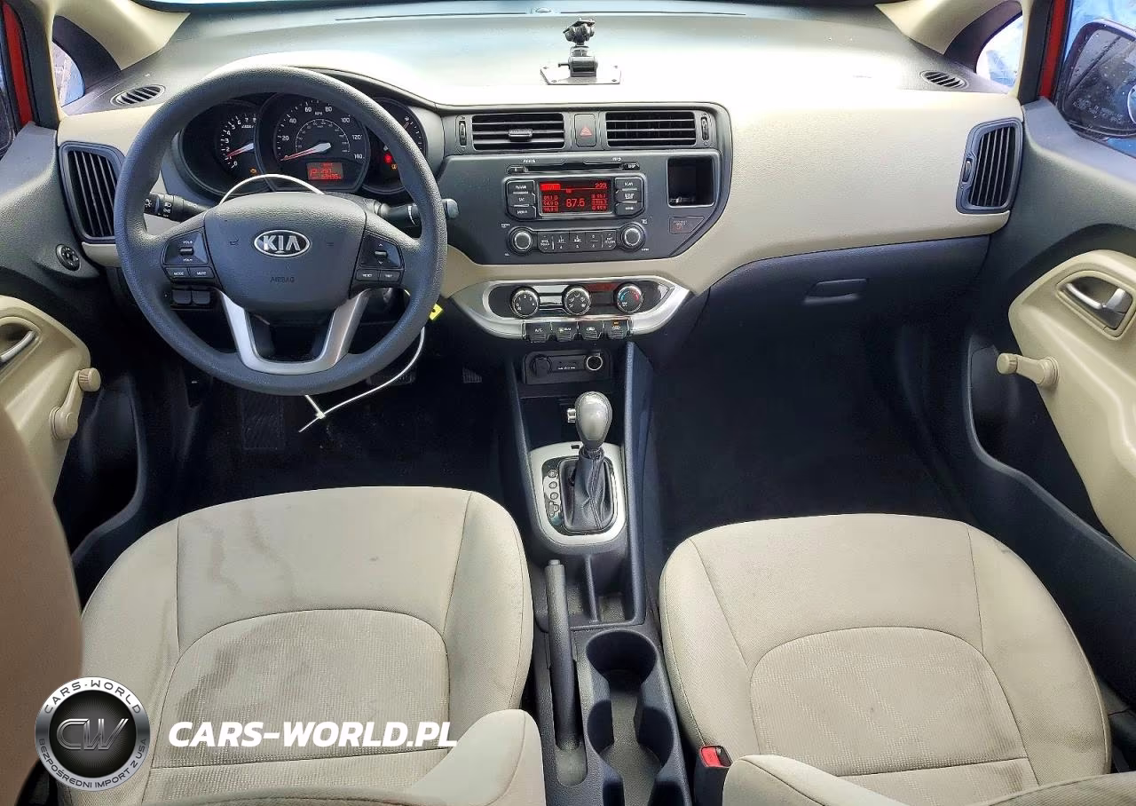 2013 Kia Rio Lx VIN:KNADM4A38D6312444 - 8