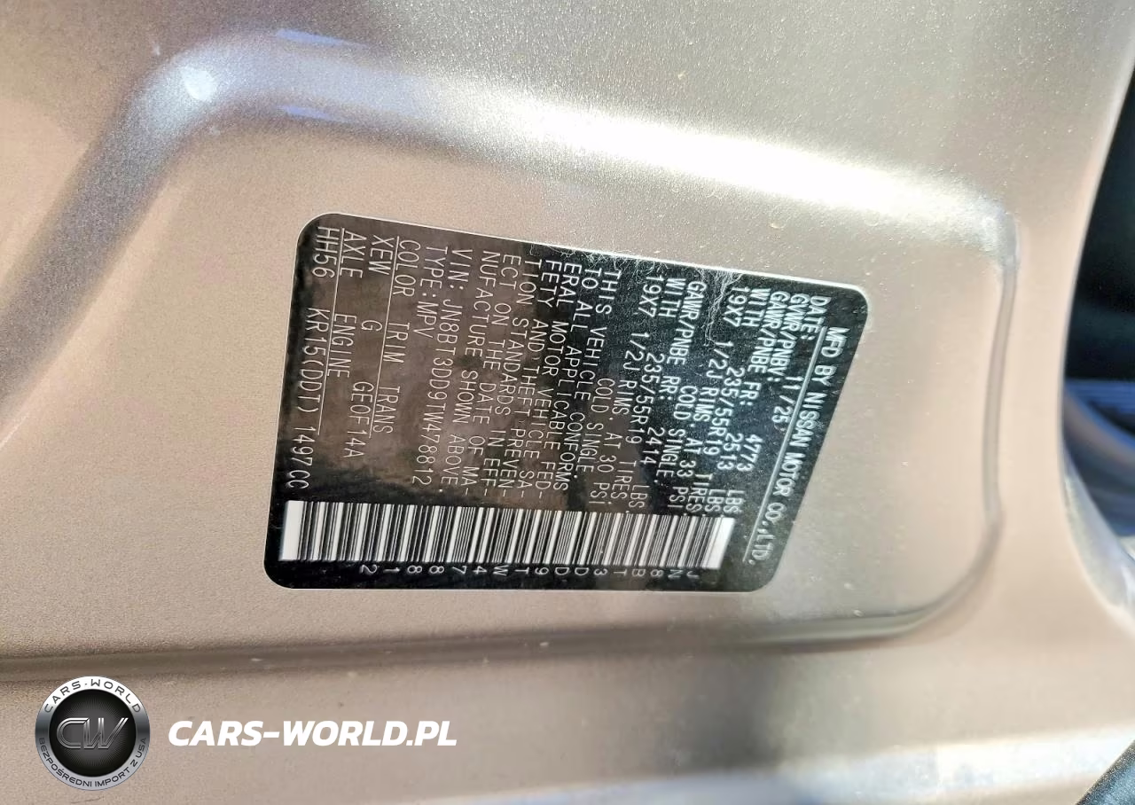 2026 Nissan Rogue Platinum VIN:JN8BT3DD9TW478812 - 14