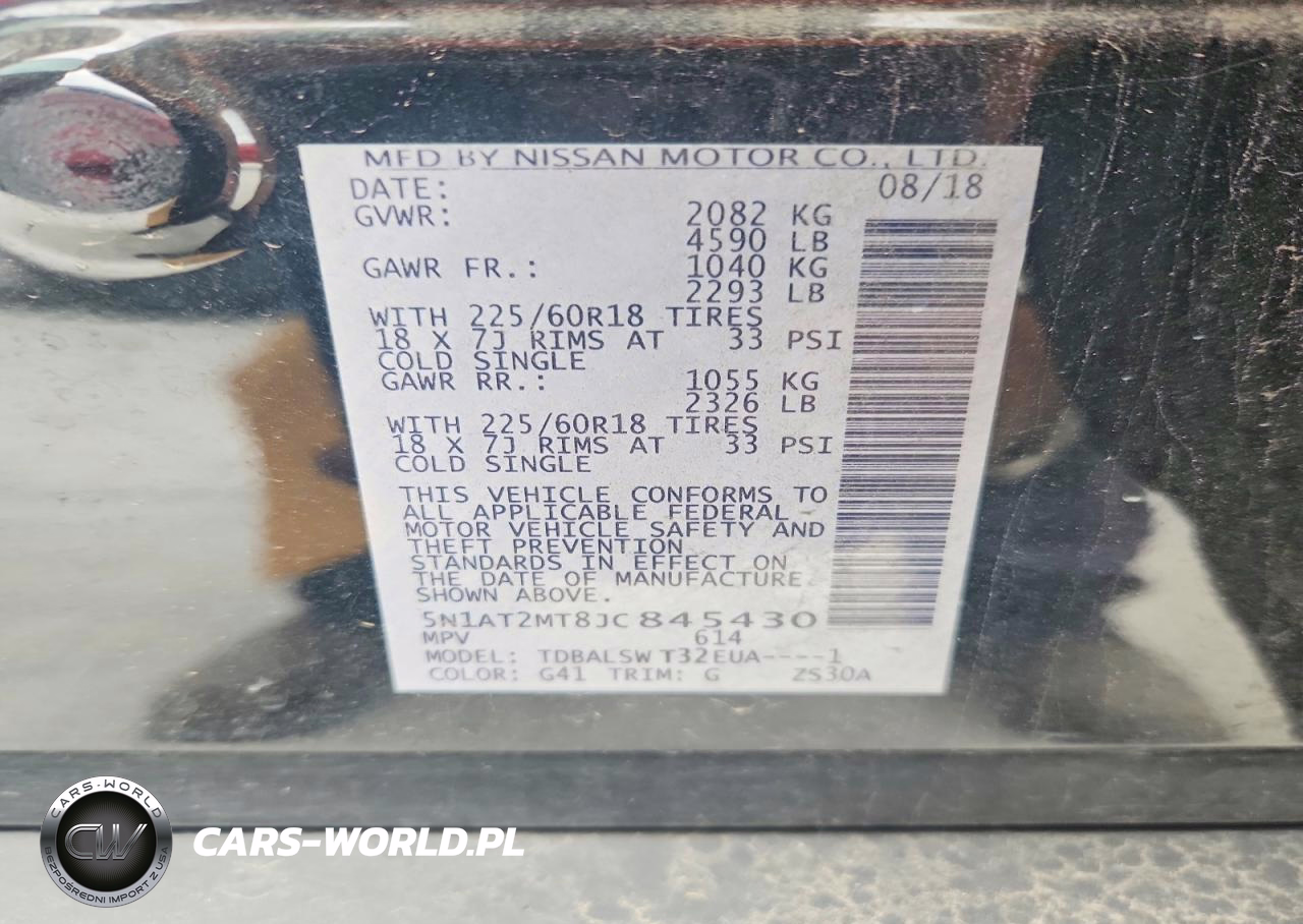 2018 Nissan Rogue Sl VIN:5N1AT2MT8JC845430 - 14