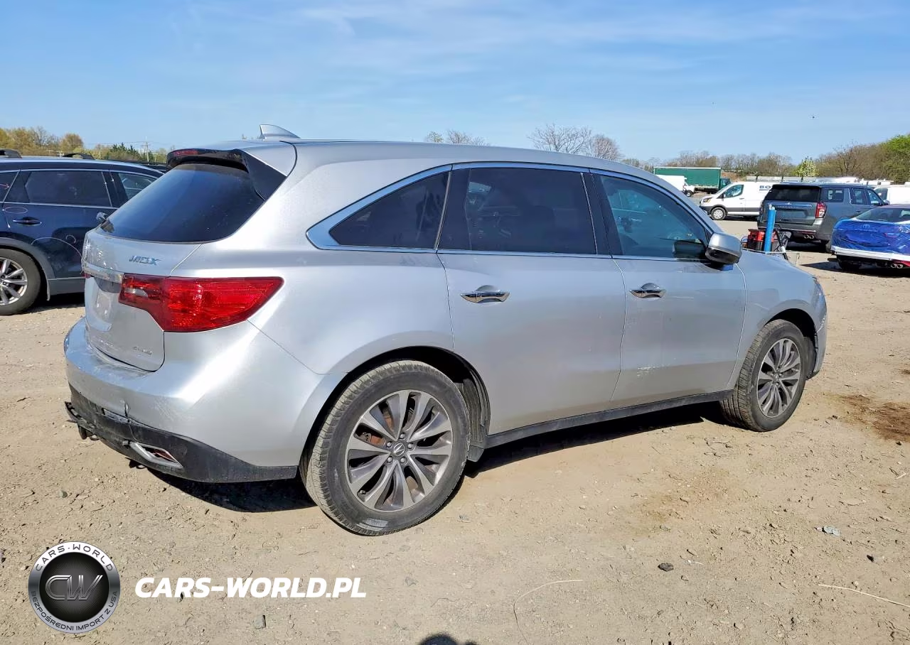 2015 Acura Mdx Technology VIN:5FRYD4H66FB005252 - 3