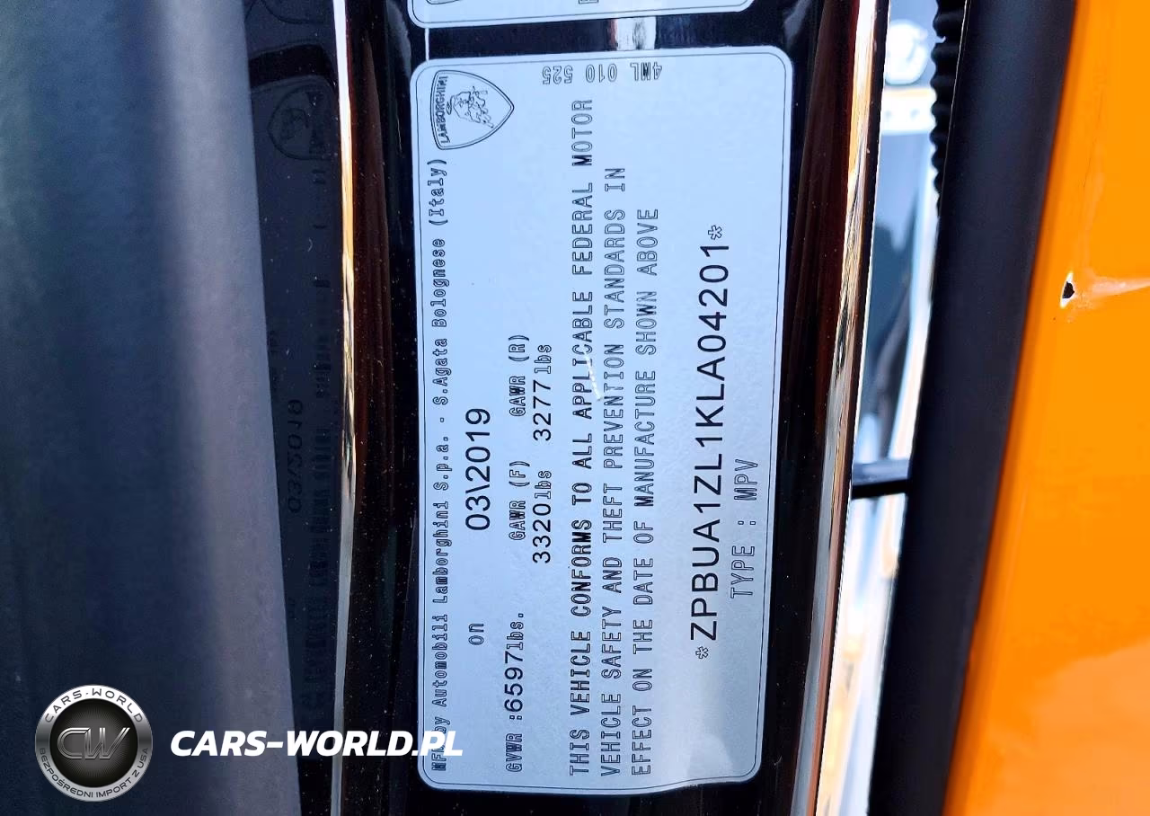 2019 Lamborghini Urus VIN:ZPBUA1ZL1KLA04201 - 14