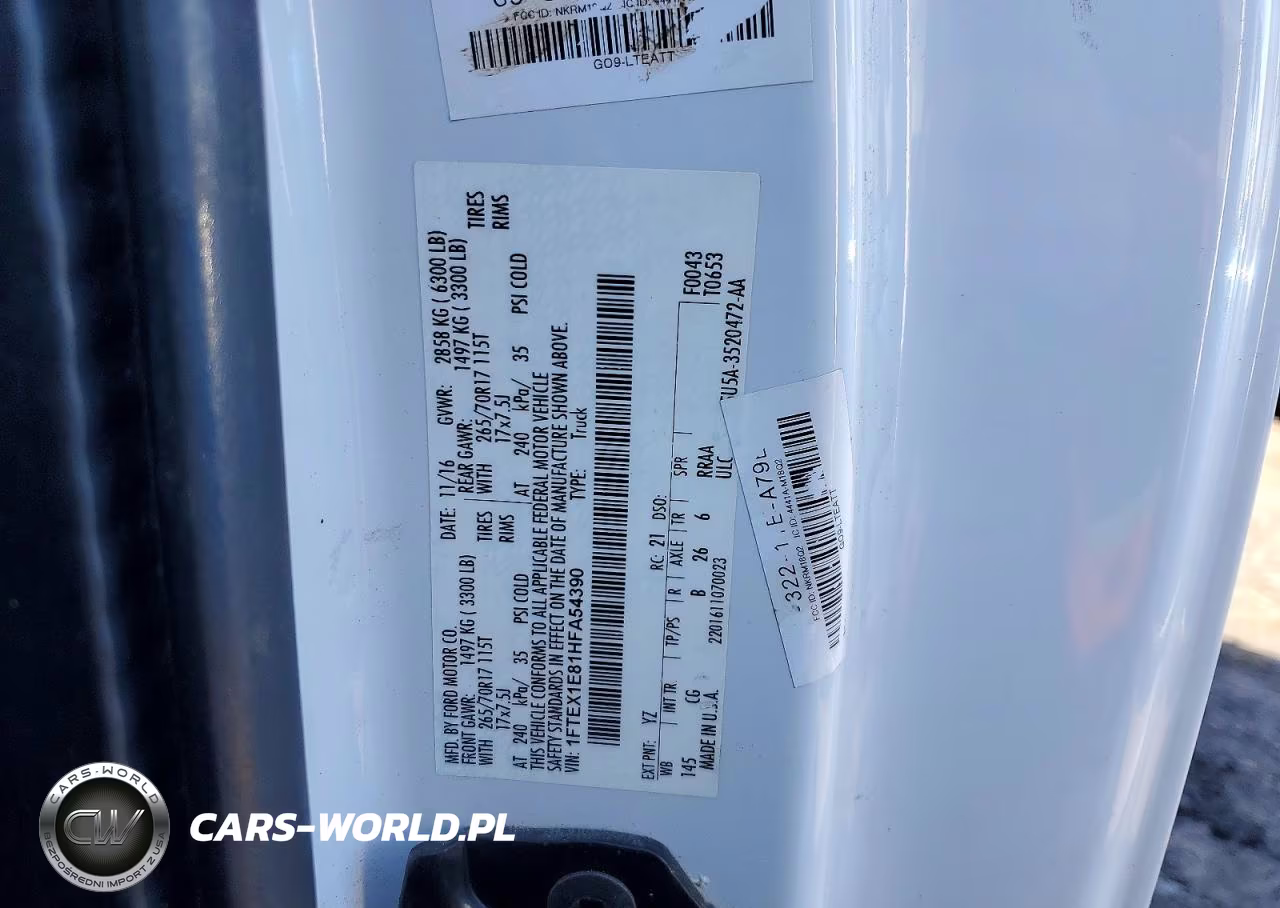 2017 Ford F150 Super Cab VIN:1FTEX1E81HFA54390 - 12