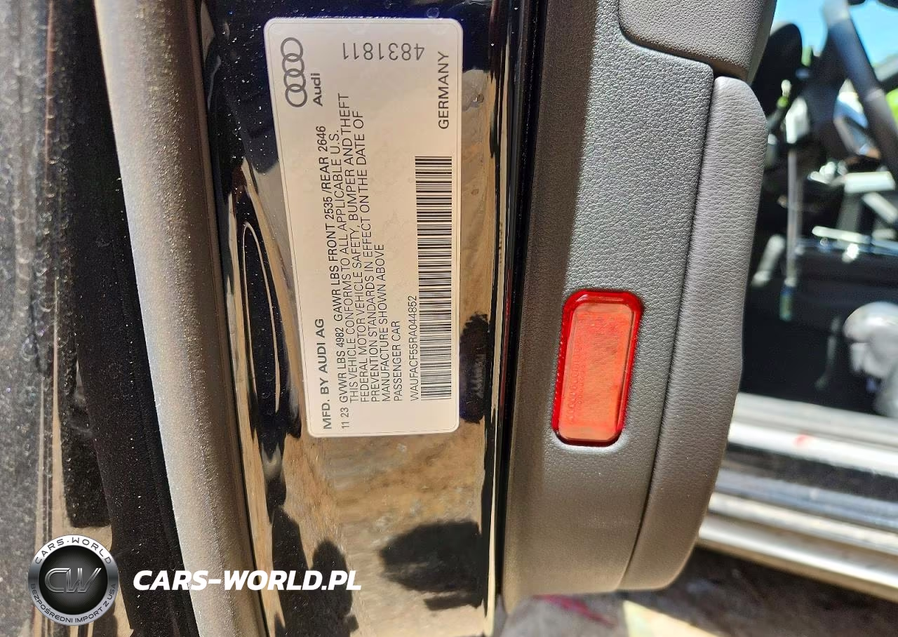 2024 Audi A5 Premium Plus 45 VIN:WAUFACF55RA044852 - 12