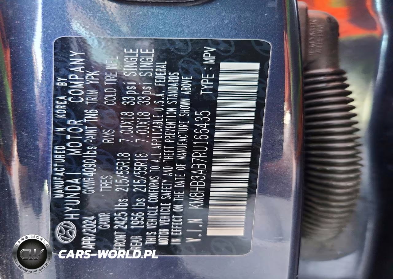 2024 Hyundai Kona Sel VIN:KM8HB3AB7RU166435 - 14
