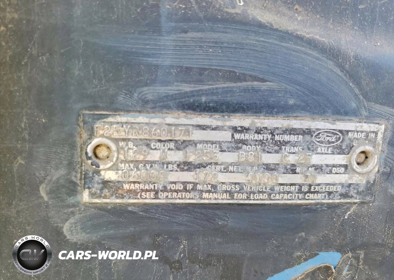 1966 Ford - Ford F250 VIN:F25YR860171 - 12
