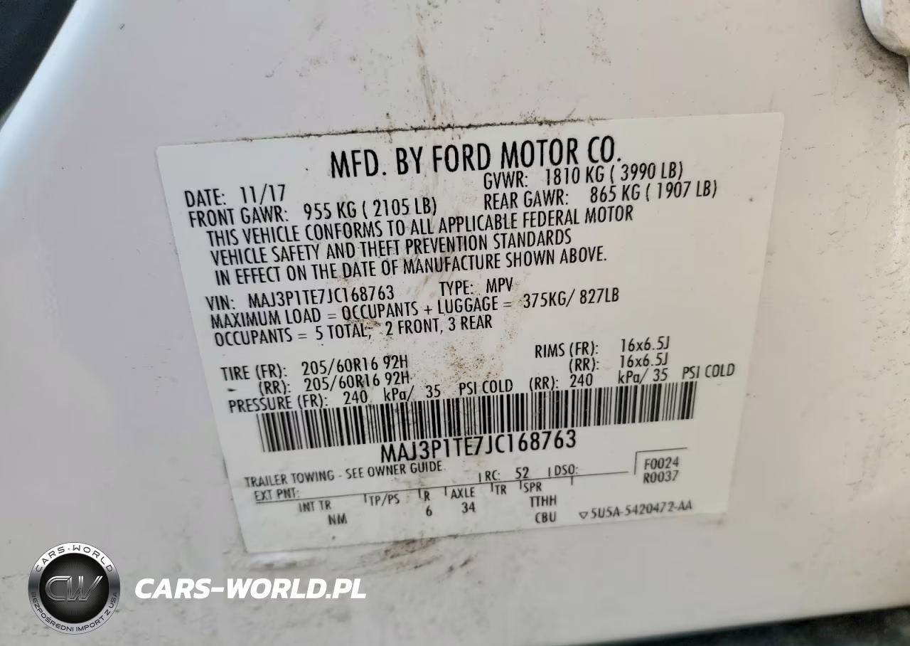 2018 Ford Ecosport Se VIN:MAJ3P1TE7JC168763 - 12