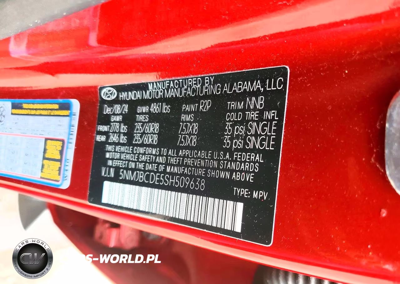 2025 Hyundai Tucson Sel VIN:5NMJBCDE5SH509638 - 13