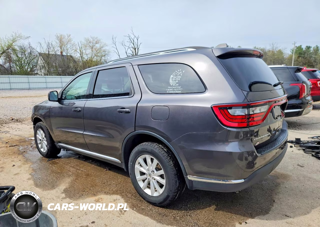 2019 Dodge Durango Sxt VIN:1C4RDJAG4KC605881 - 2