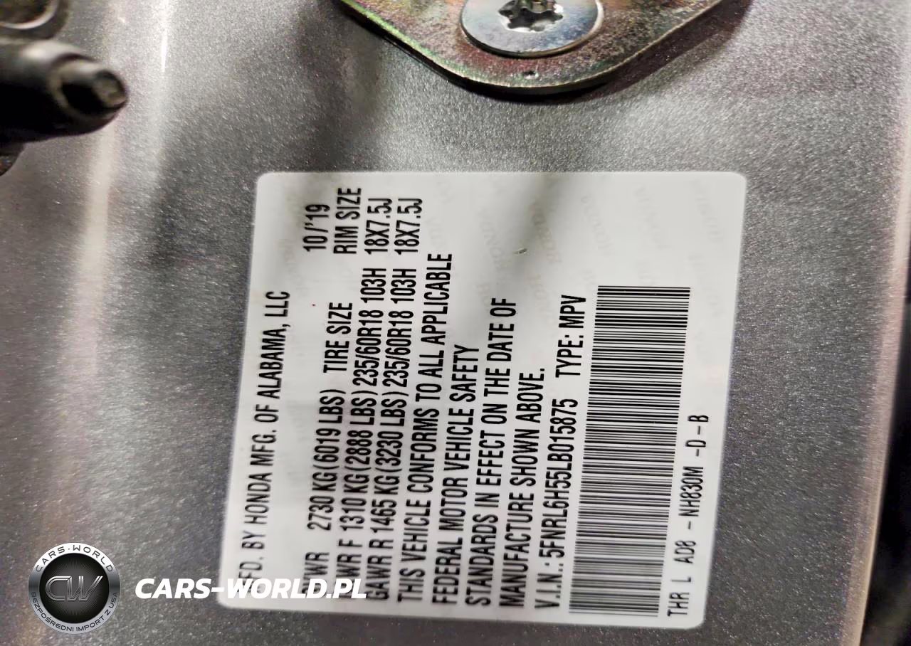 2020 Honda Odyssey Ex VIN:5FNRL6H55LB015875 - 13