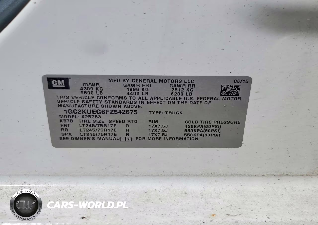 2015 Chevrolet Silverado K2500 Heavy Duty VIN:1GC2KUEG6FZ542675 - 12