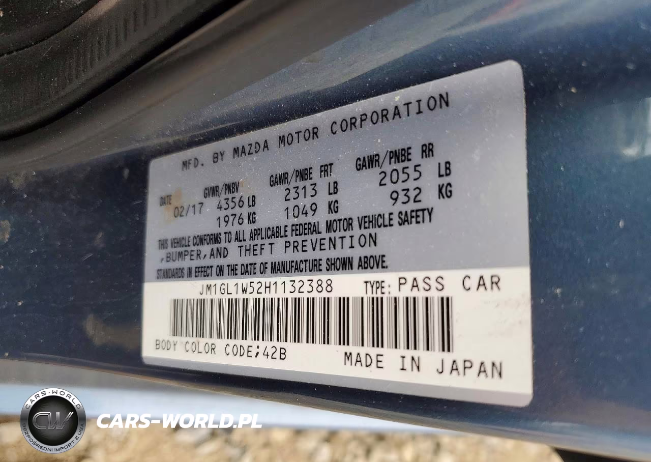 2017 Mazda 6 Grand Touring VIN:JM1GL1W52H1132388 - 12