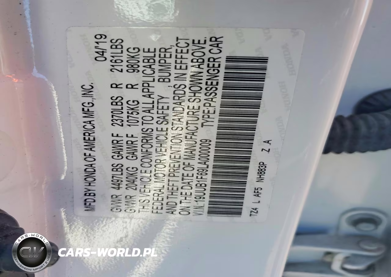 2020 ACURA TLX TECHNO TECHNOLOGY VIN:19UUB1F69LA000009 - 12