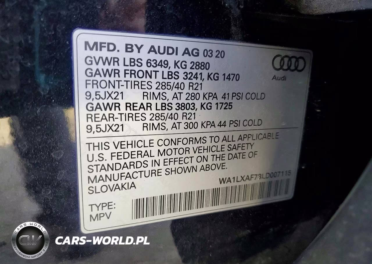 2020 Audi Q7 Premium Plus 55 Tfsi Quattro Tiptronic VIN:WA1LXAF73LD007115 - 14