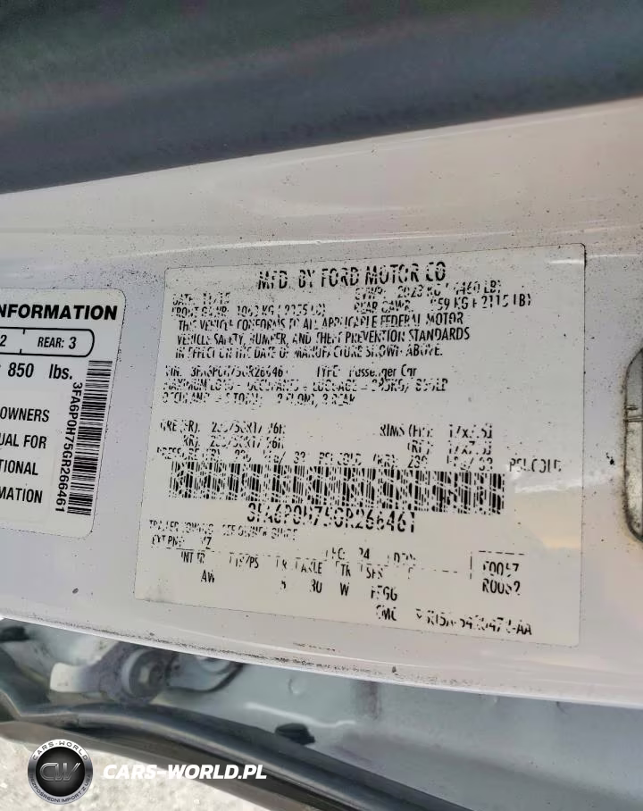 2016 Ford Fusion Se VIN:3FA6P0H75GR266461 - 12