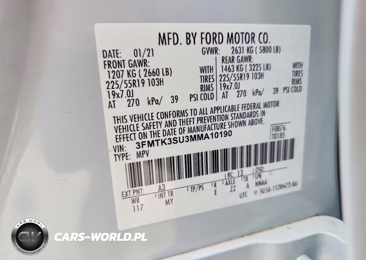 2021 Ford Mustang Mach-E Premium VIN:3FMTK3SU3MMA10190 - 12