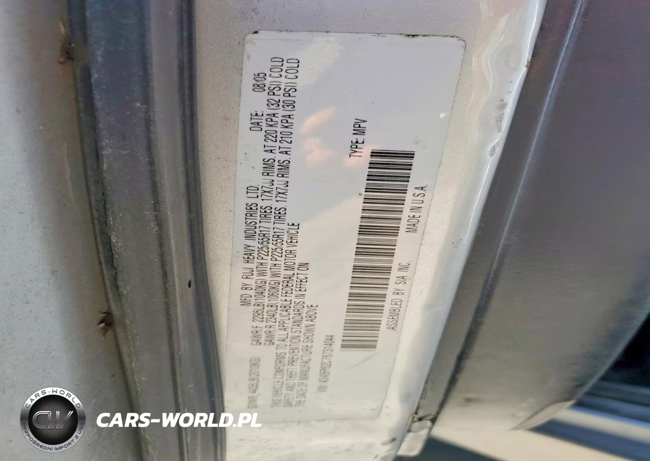 2006 Subaru Legacy Outback 2.5I Limited VIN:4S4BP62C767314044 - 13