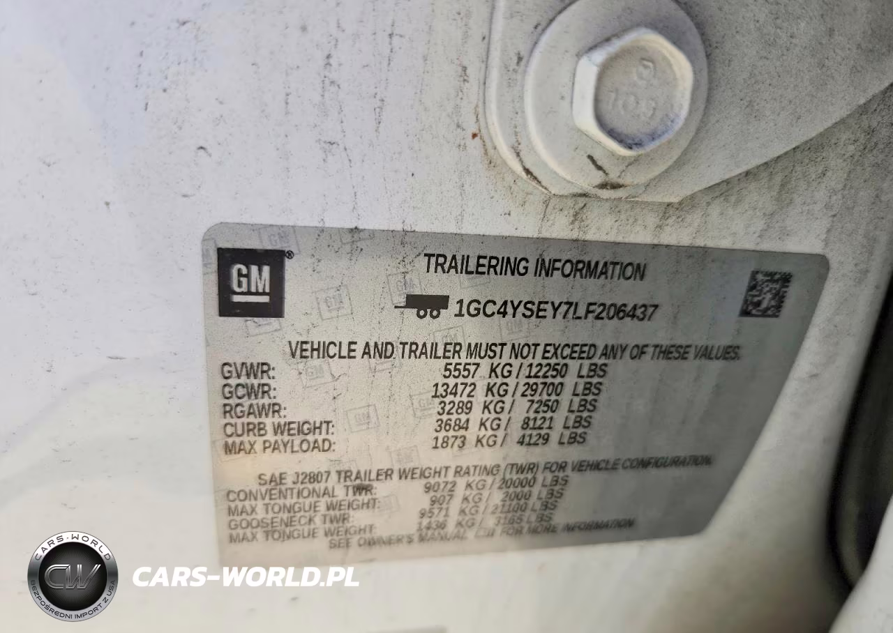 2020 Chevrolet Silverado K3500 VIN:1GC4YSEY7LF206437 - 12