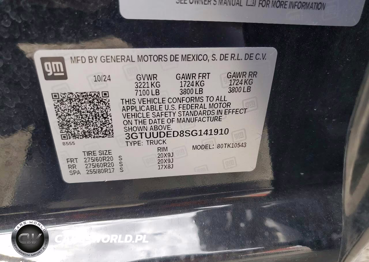 2025 GMC Sierra K1500 Slt VIN:3GTUUDED8SG141910 - 13