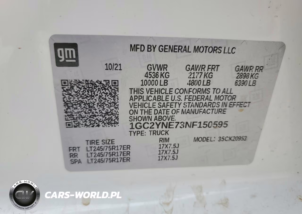 2022 Chevrolet Silverado K2500 Heavy Duty Lt VIN:1GC2YNE73NF150595 - 12