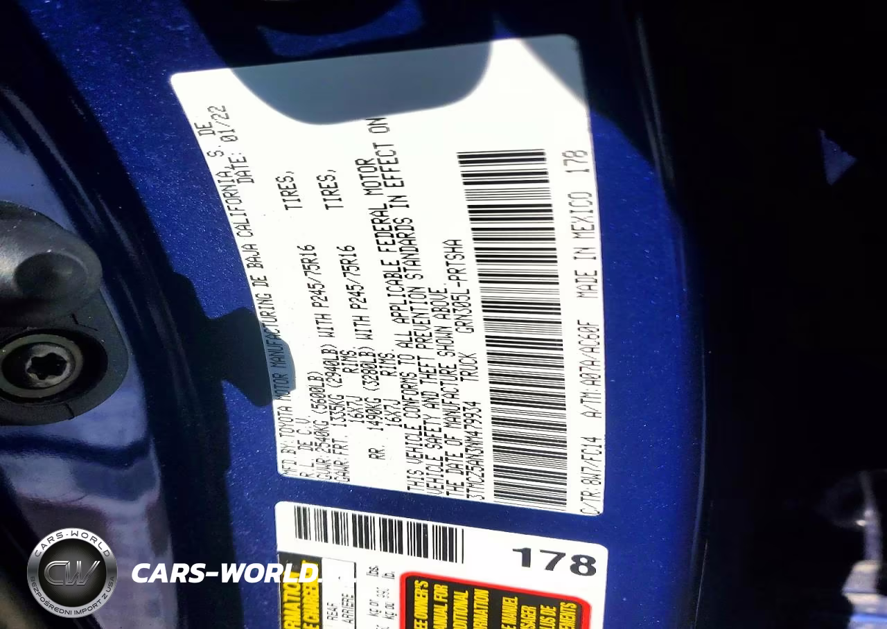 2022 Toyota Tacoma Sr5 V6 VIN:3TMCZ5AN3NM479934 - 13