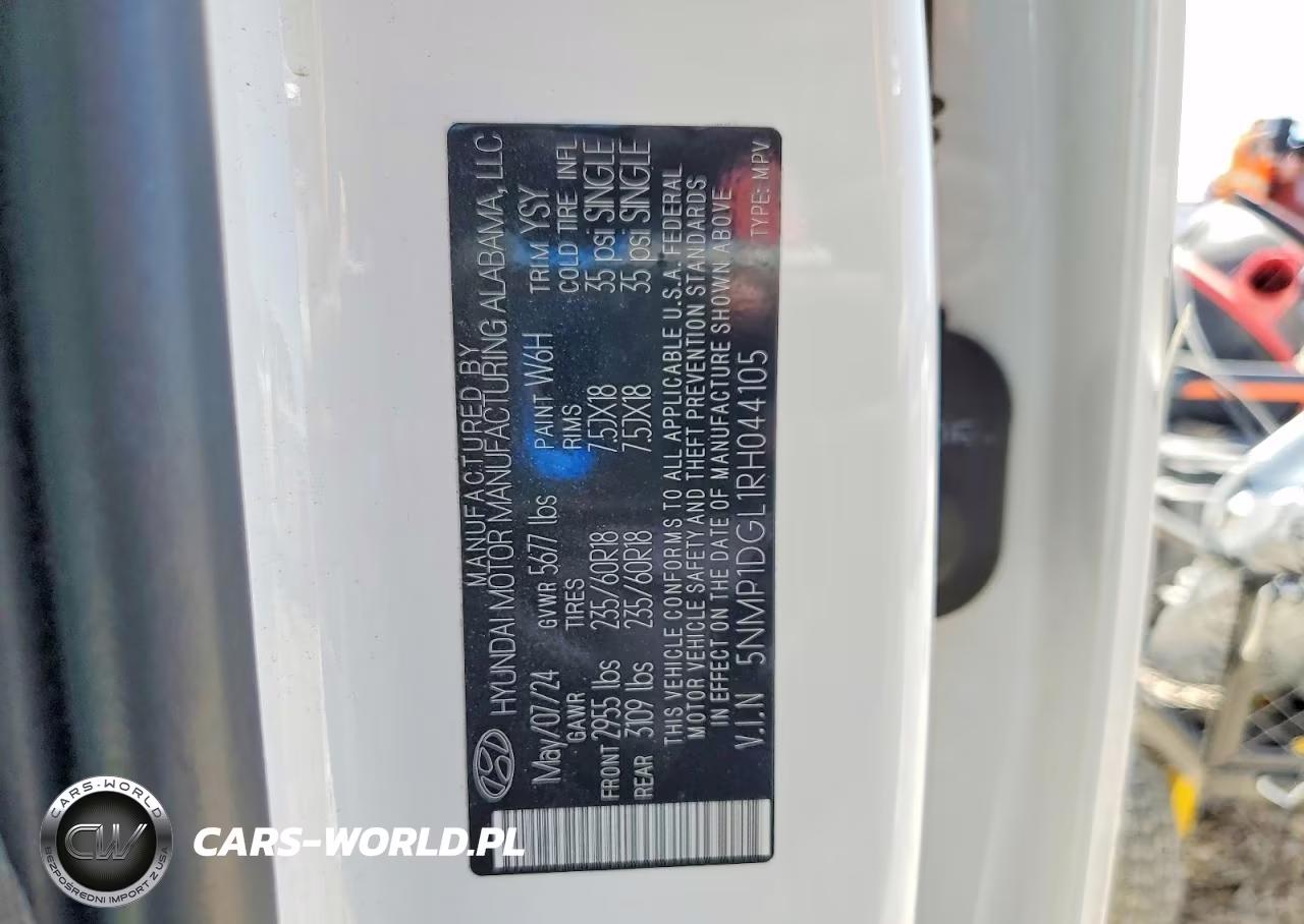 2024 Hyundai Santa Fe Se VIN:5NMP1DGL1RH044105 - 14