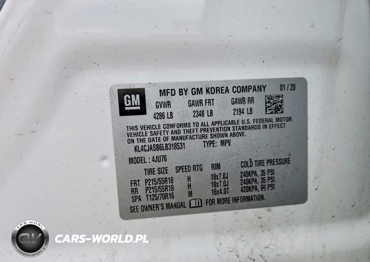 2020 Buick Encore Preferred VIN:KL4CJASB6LB318531 - 13