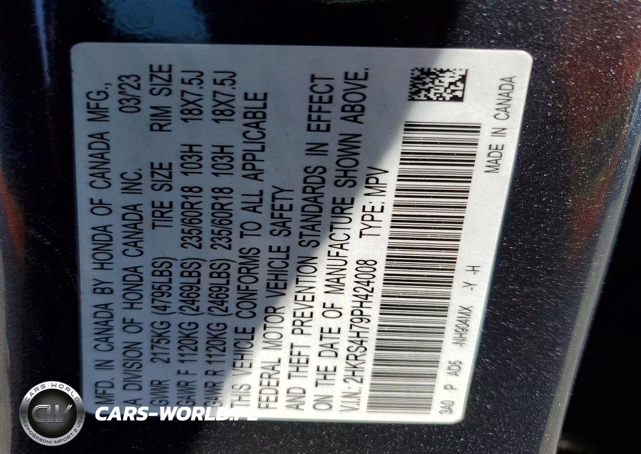 2023 Honda Cr-V Exl VIN:2HKRS4H79PH424008 - 13