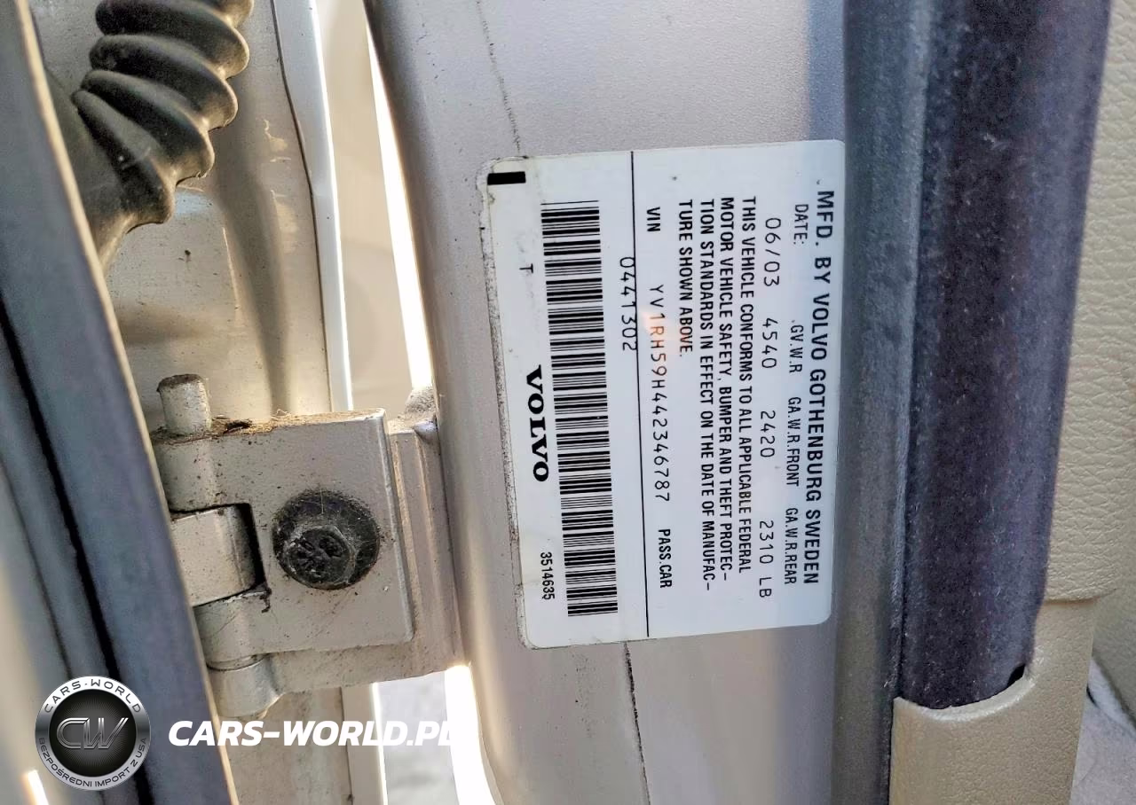 2004 Volvo S60 2.5T VIN:YV1RH59H442346787 - 12