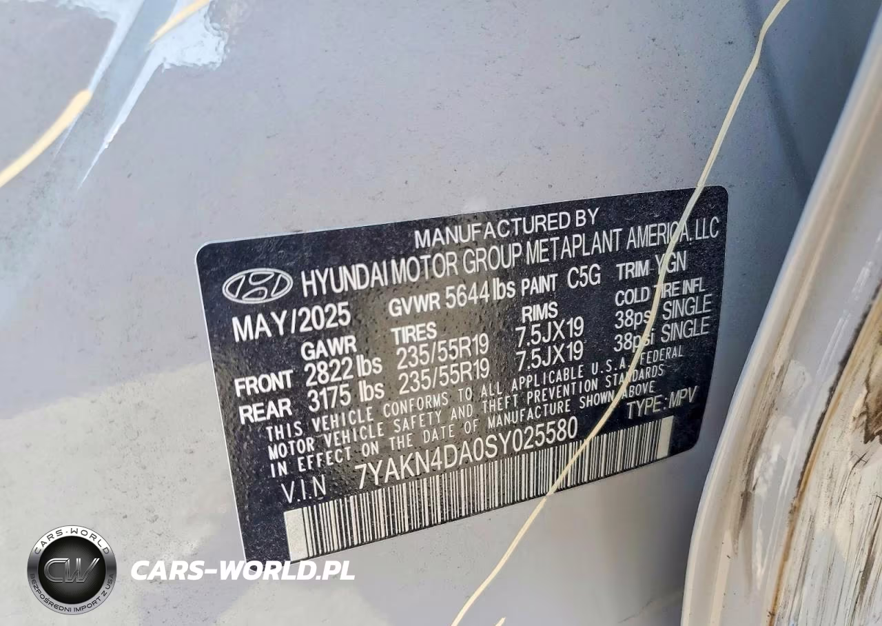 2025 Hyundai Ioniq 5 Sel VIN:7YAKN4DA0SY025580 - 14