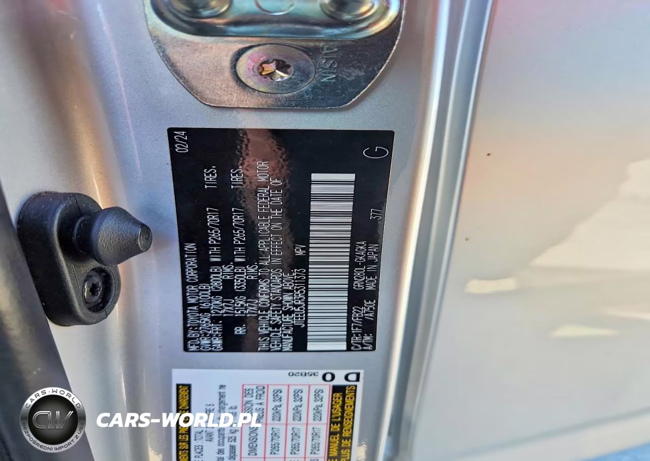 2024 Toyota 4Runner Sr5 VIN:JTEEU5JR3R5311373 - 12