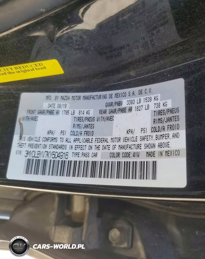 2019 Toyota Yaris Le VIN:3MYDLBYV7KY504916 - 12