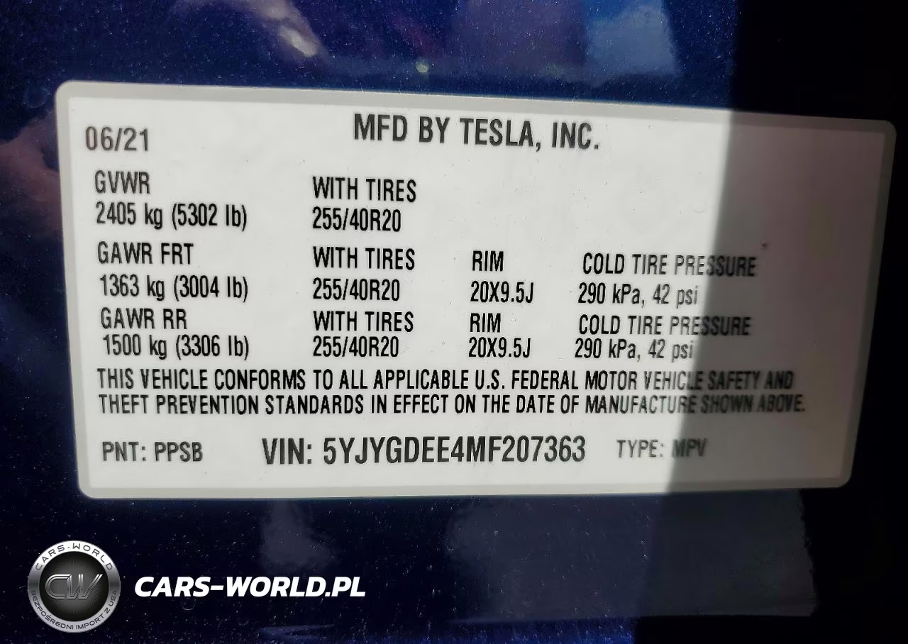 2021 Tesla Model Y VIN:5YJYGDEE4MF207363 - 12